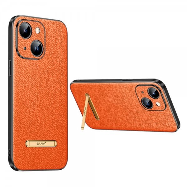 Sulada iPhone 14 Plus Cover med Stand Orange