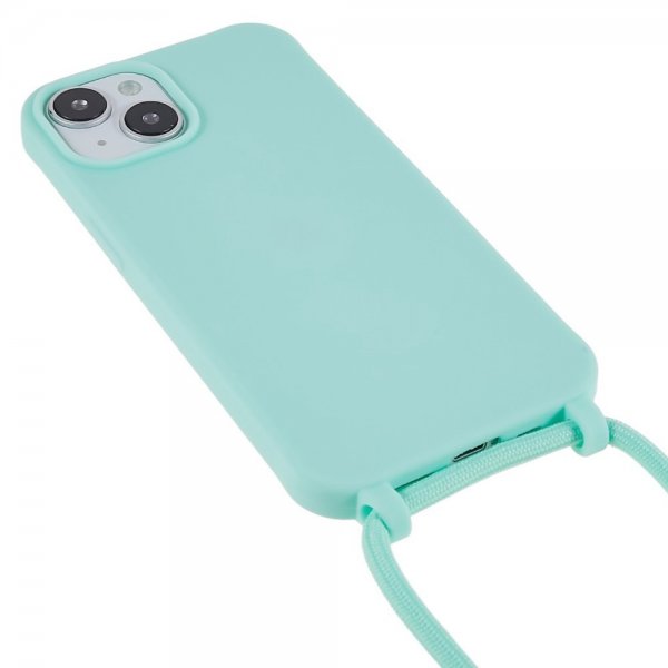 iPhone 14 Plus Cover med strop Grøn