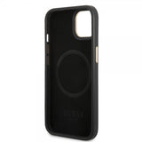 Guess iPhone 14 Plus Cover Metal Plate Logo MagSafe Sort