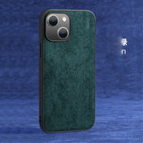 X-Level iPhone 14 Plus Cover Mokkatekstur Grøn