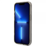 Karl Lagerfeld iPhone 14 Plus Cover Monogram Vertical Stripe Sort