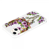 iPhone 14 Plus Cover Motiv Blomster og Hjort