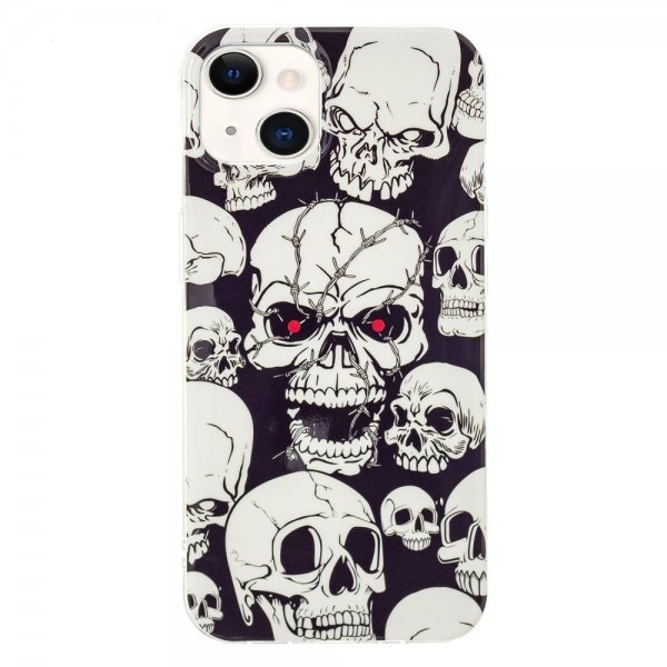 iPhone 14 Plus Cover Motiv Dødningehoveder