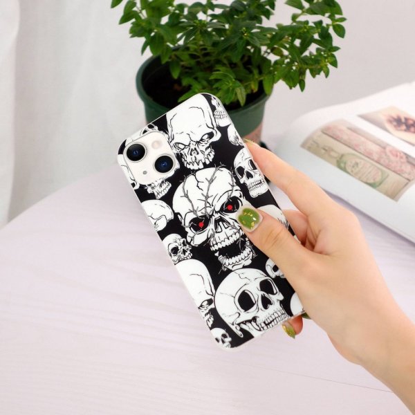 iPhone 14 Plus Cover Motiv Dødningehoveder