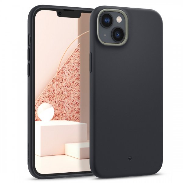 Caseology iPhone 14 Plus Cover med Skærmbeskyttelse Nano Pop 360 Black Sesame