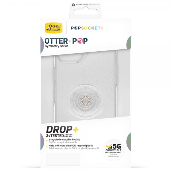Otterbox iPhone 14 Plus Cover Otter+Pop Symmetry Clear Stardust