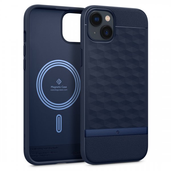 Caseology iPhone 14 Plus Cover Parallax Mag Midnight Blue
