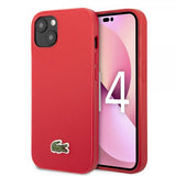 Lacoste iPhone 14 Plus Cover Petit Pique Logo Rød
