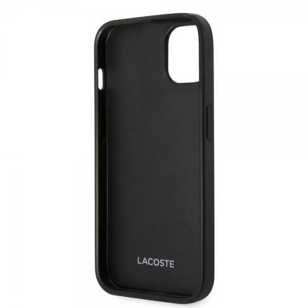 Lacoste iPhone 14 Plus Cover Petit Pique Logo Sort