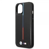 BMW iPhone 14 Plus Cover Quilted Sort