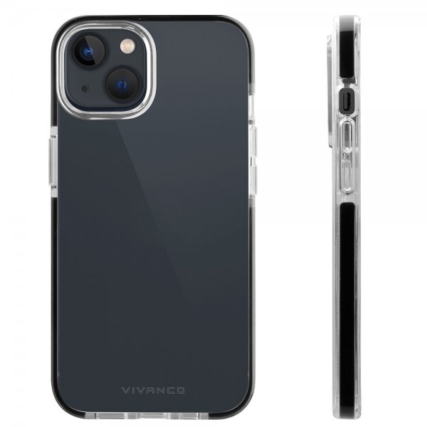 Vivanco iPhone 14 Plus Cover Rock Solid Sort Klar