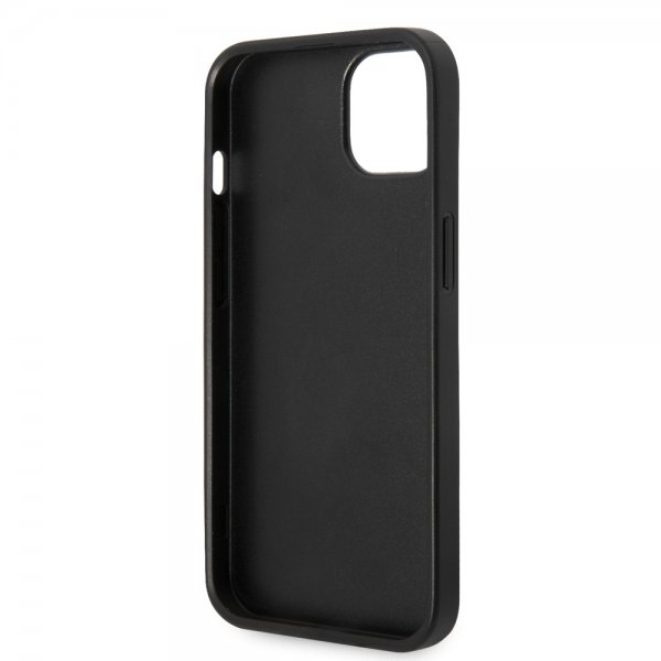 Karl Lagerfeld iPhone 14 Plus Cover Saffiano Choupette Sort