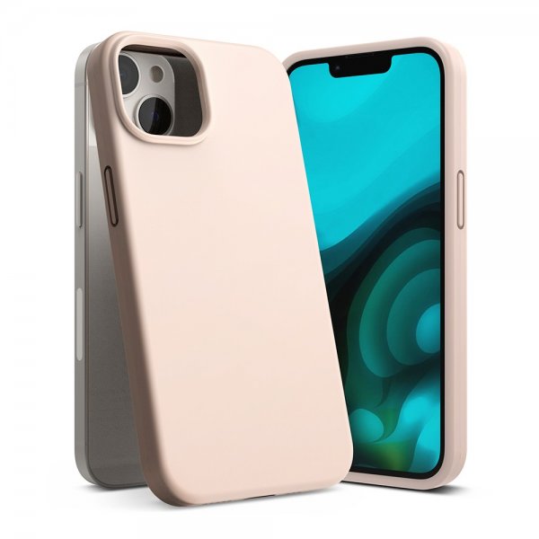 Ringke iPhone 14 Plus Cover Silikone Pink Sand