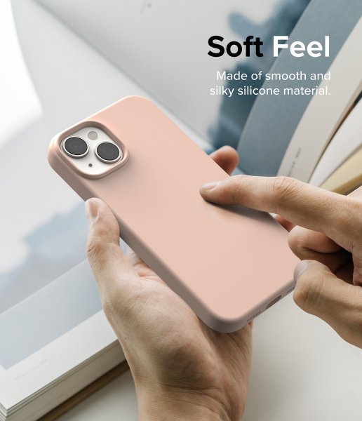 Ringke iPhone 14 Plus Cover Silikone Pink Sand