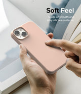 Ringke iPhone 14 Plus Cover Silikone Pink Sand