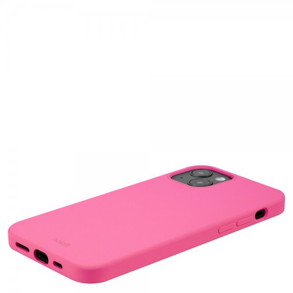 holdit iPhone 14 Plus Cover Silikone Bright Pink