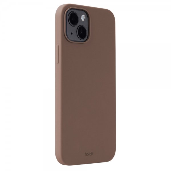 holdit iPhone 14 Plus Cover Silikone Dark Brown