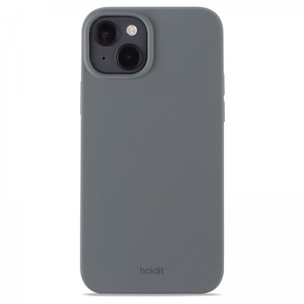 Holdit iPhone 14 Plus Cover Silikone Space Gray