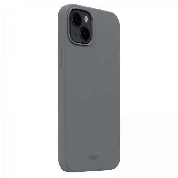 Holdit iPhone 14 Plus Cover Silikone Space Gray
