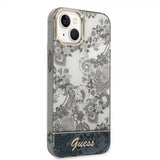 Guess iPhone 14 Plus Cover Toile de Jouy Grå