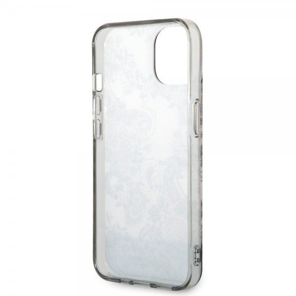 Guess iPhone 14 Plus Cover Toile de Jouy Grå