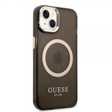 Guess iPhone 14 Plus Cover Translucent MagSafe Sort