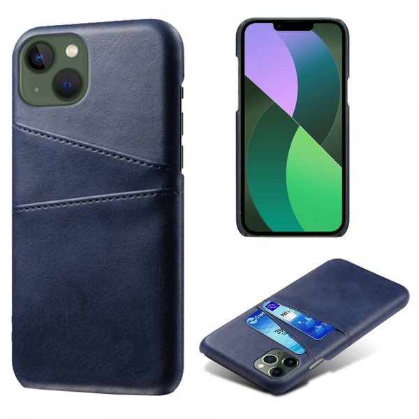 iPhone 14 Plus Cover To Kortlommer Blå