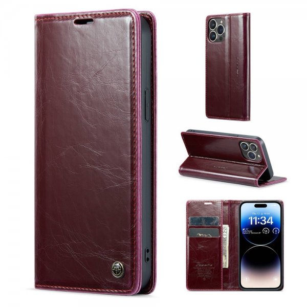 CaseMe iPhone 14 Pro Cover 003 Series Rød