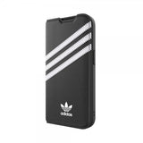 Adidas iPhone 14 Pro Etui 3 Stripes Booklet Case Sort Hvid