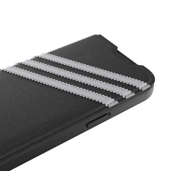 Adidas iPhone 14 Pro Etui 3 Stripes Booklet Case Sort Hvid