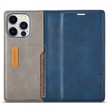 Lc.Imeeke iPhone 14 Pro Cover Kortrum Udvendig Blå