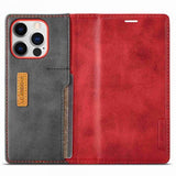 Lc.Imeeke iPhone 14 Pro Cover Kortlomme Udvendig Rød
