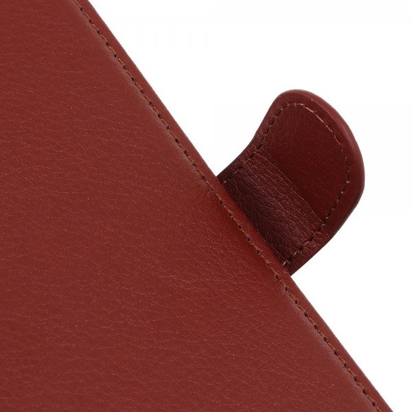 iPhone 14 Pro Cover Litchi Brun