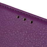iPhone 14 Pro Cover Litchi Lilla