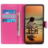 iPhone 14 Pro Cover Litchi Magenta