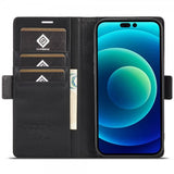 Lc.Imeeke iPhone 14 Pro Etui med Kortlomme Sort