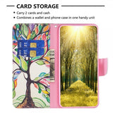 iPhone 14 Pro Cover Motiv Farverigt Træ