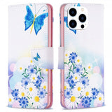 iPhone 14 Pro Cover Motiv Sommerfugle og Blomster