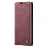 CaseMe iPhone 14 Pro Retro Flip Cover Rød