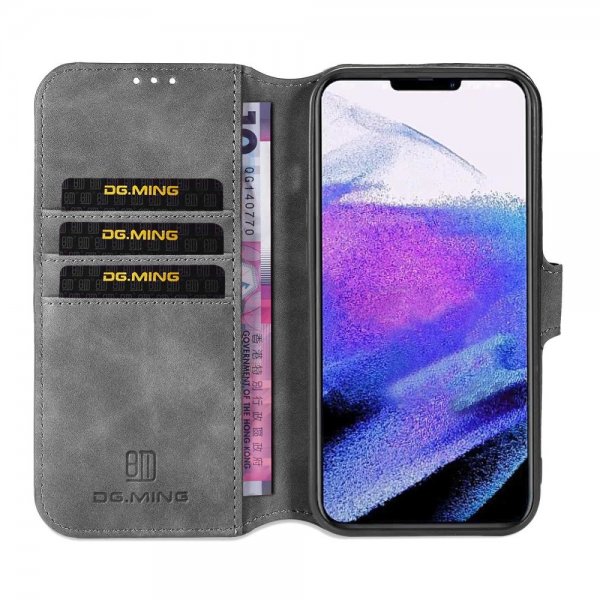 Dg.Ming iPhone 14 Pro Retro Cover Grå