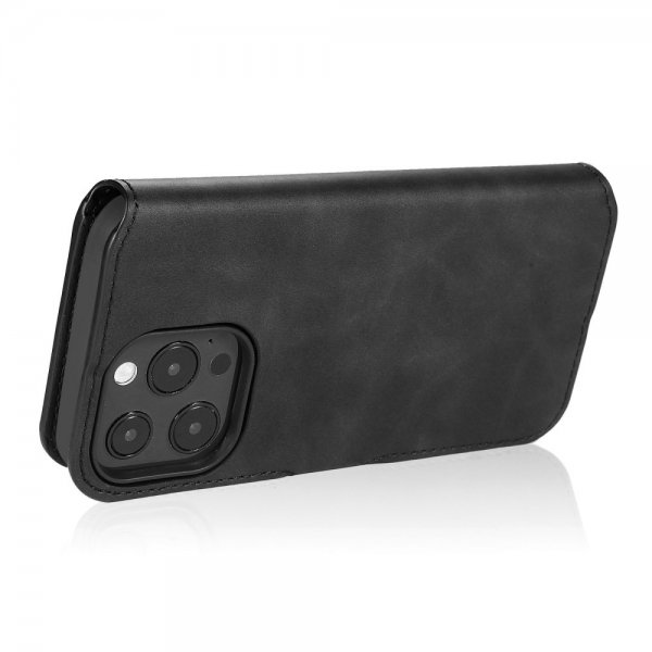 Dg.Ming iPhone 14 Pro Etui Retro Sort