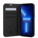 Karl Lagerfeld iPhone 14 Pro Cover Saffiano Monogram Sort