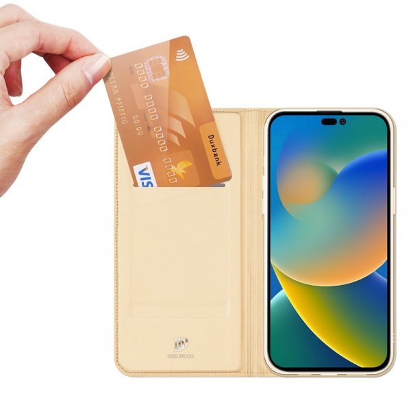 Dux Ducis iPhone 14 Pro Cover Skin Pro Series Guld