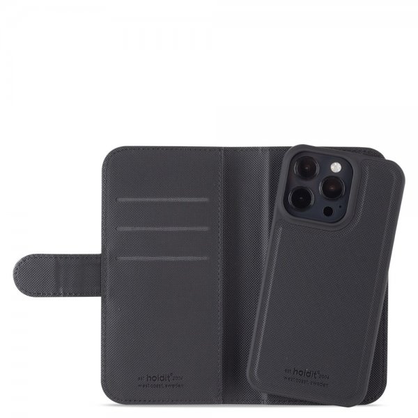 Holdit iPhone 14 Pro Etui Wallet Case Magnet Sort