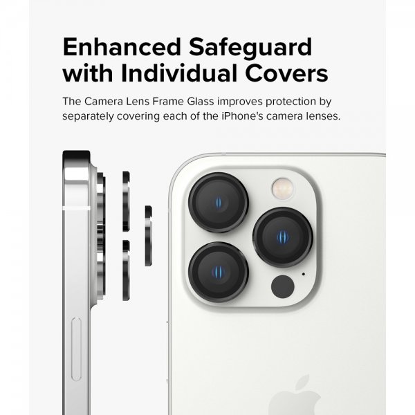 Ringke iPhone 14 Pro/iPhone 14 Pro Max Kamerabeskytter Camera Lens Frame Sort