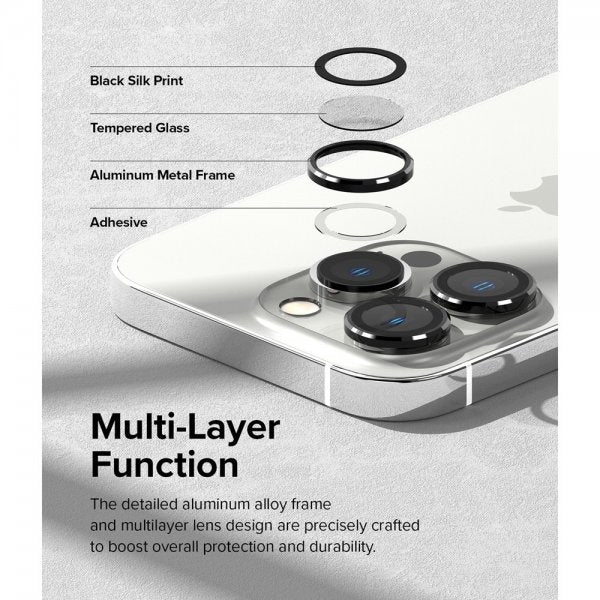 Ringke iPhone 14 Pro/iPhone 14 Pro Max Kamerabeskytter Camera Lens Frame Sort
