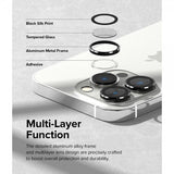 Ringke iPhone 14 Pro/iPhone 14 Pro Max Kamerabeskytter Camera Lens Frame Sort