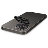 Spigen iPhone 14/15/16 Pro & Pro Max Kamera Beskyttelsesglas.tR Optik 2-pak Sort