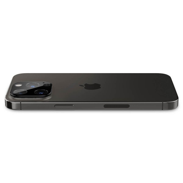 Spigen iPhone 14/15/16 Pro & Pro Max Kamera Beskyttelsesglas.tR Optik 2-pak Sort