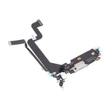 iPhone 14 Pro Ladekontakt med Flexkabel Original - Hvid